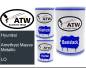 Preview: Hyundai, Amethyst Mauve Metallic, LO: 500ml Lackdose + 500ml Klarlack + 250ml Härter - Set, von ATW Autoteile West.